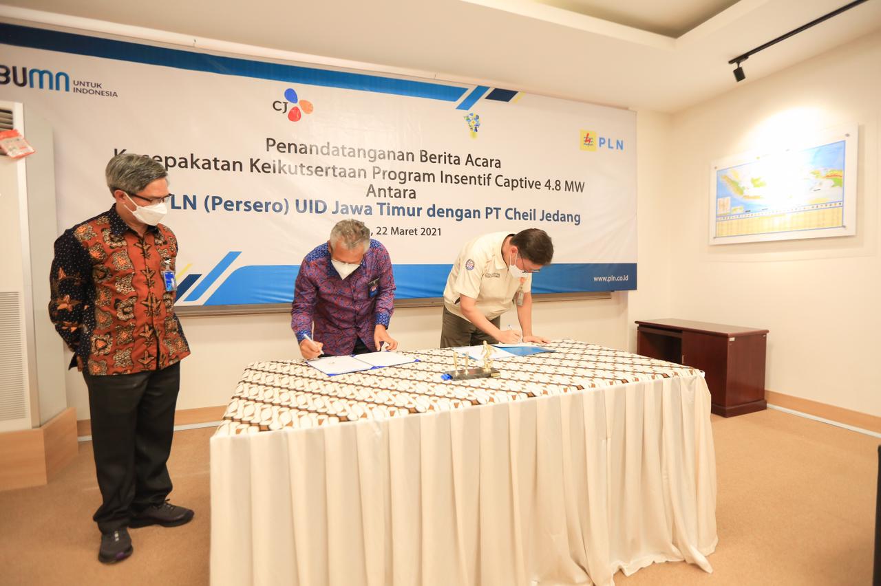 pln pasok kebutuhan listrik pt cheil jedang indonesia 2