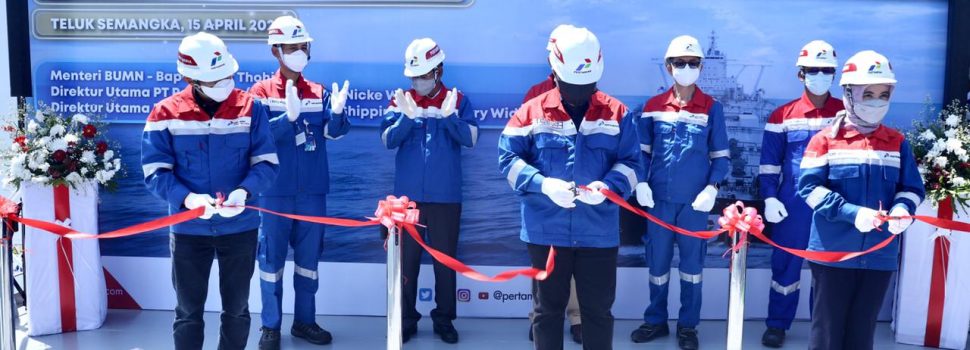 Erick Thohir Resmikan Kapal Tanker VLCC PERTAMINA PRIDE