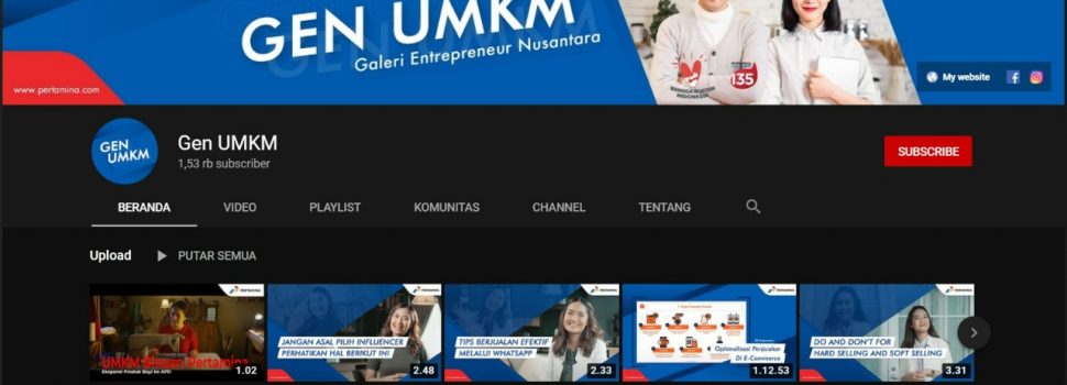 Promosi di Sosmed GEN UMKM, Omzet Mitra Binaan Pertamina Naik Drastis