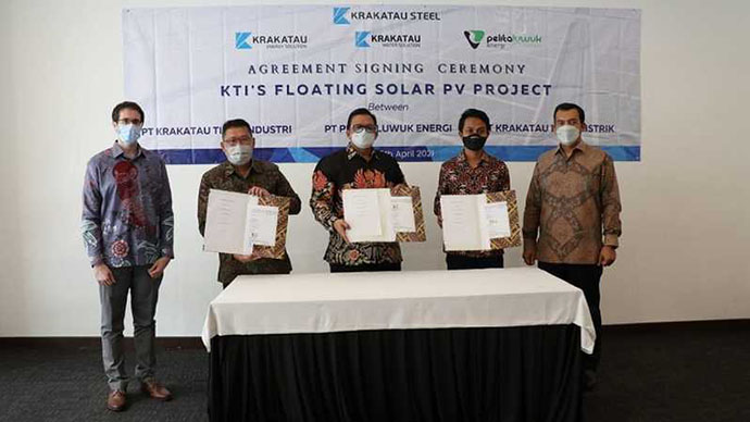 Krakatau Steel Bakal Bangun PLTS Terapung Berkapasitas 16 MW