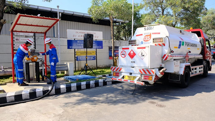 Pertamina Resmikan SPBU Hub Pertama di Jateng
