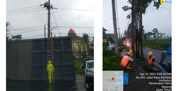 pln berhasil pulihkan gangguan listrik akibat gempa di malang