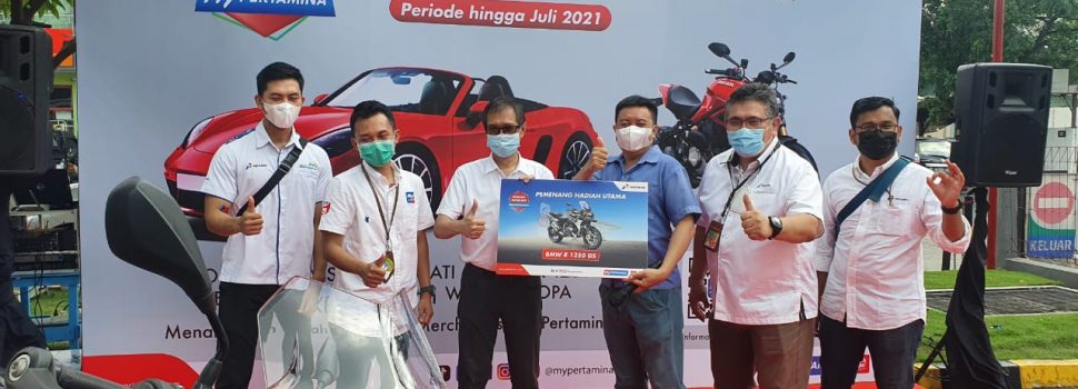 Gunakan MyPertamina, Pelanggan Asal Medan Menangkan Hadiah Utama Motor