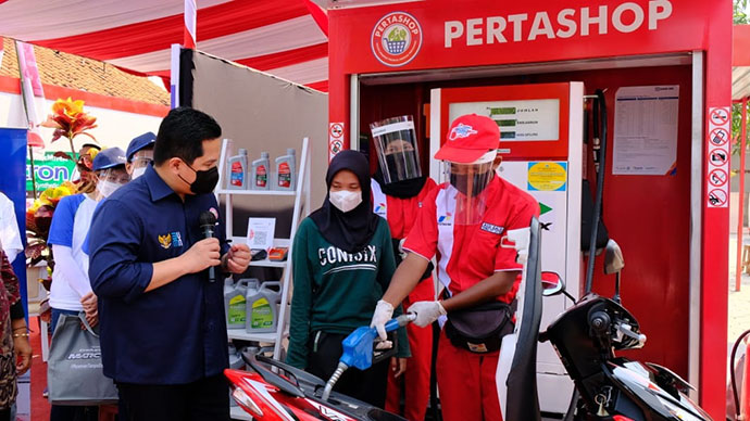 Salurkan 2000 Liter Per Hari, Erick Apresiasi Capaian Pertashop di Kendal