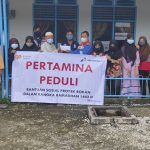 Tebar Kebaikan, Pertamina Beri Santunan di Area Proyek Rokan
