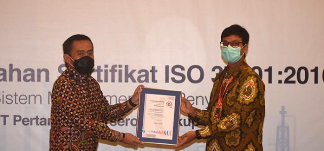 Pertamina Terapkan Manajemen Anti Penyuapan di Seluruh Operasional Perusahaan