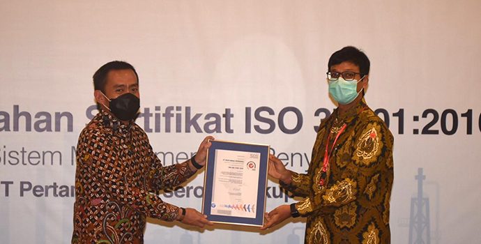 Pertamina Terapkan Manajemen Anti Penyuapan di Seluruh Operasional Perusahaan