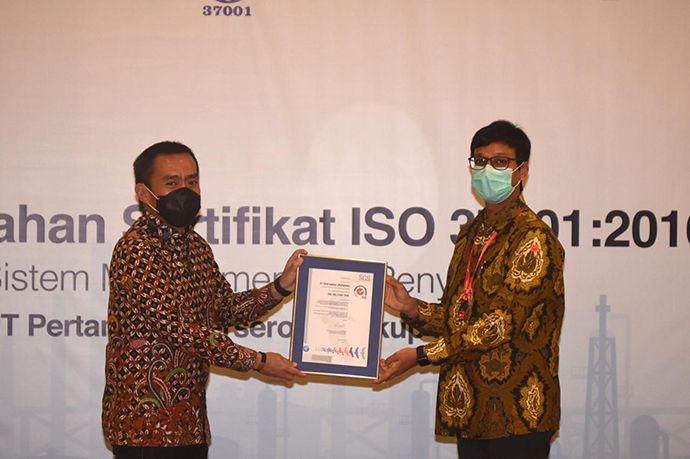 Pertamina Terapkan Manajemen Anti Penyuapan di Seluruh Operasional Perusahaan