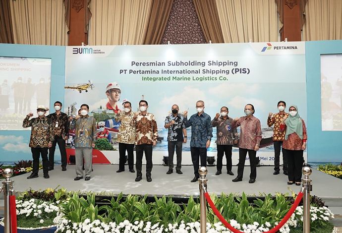 Erick Thohir Resmikan PIS Sebagai Subholding Shipping Pertamina
