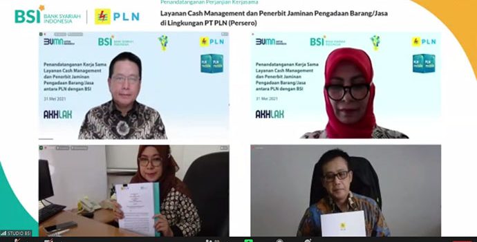 PLN Gandeng BSI, Tingkatkan Layanan Kepada Pelanggan
