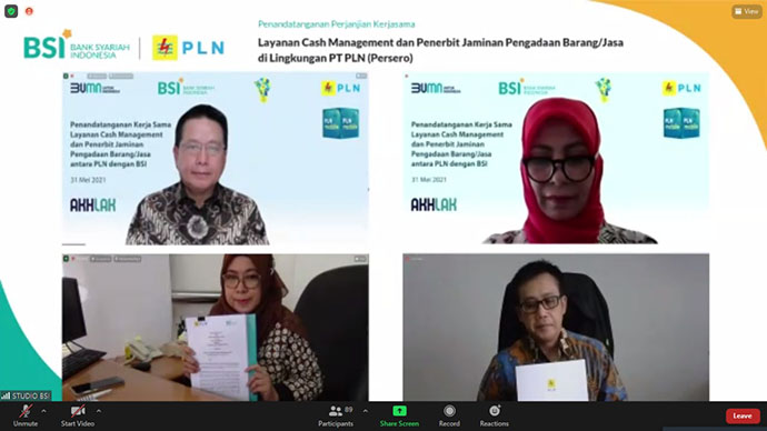 PLN Gandeng BSI, Tingkatkan Layanan Kepada Pelanggan