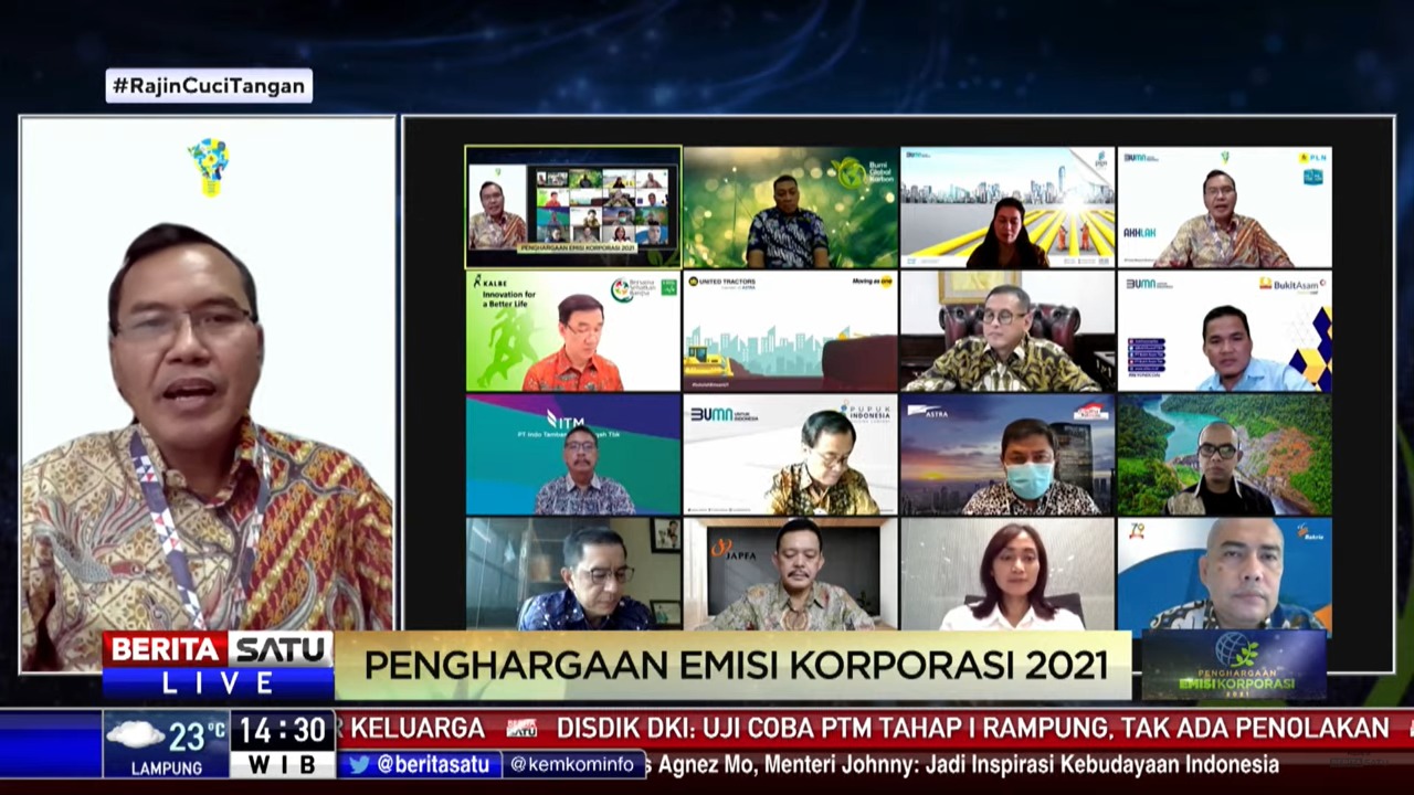 pln group sabet 4 penghargaan emisi korporasi 2021