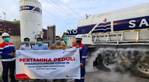 PGN Gotong Royong Salurkan Bantuan Hadapi Covid-19 di Jateng, DIY dan DKI Jakarta