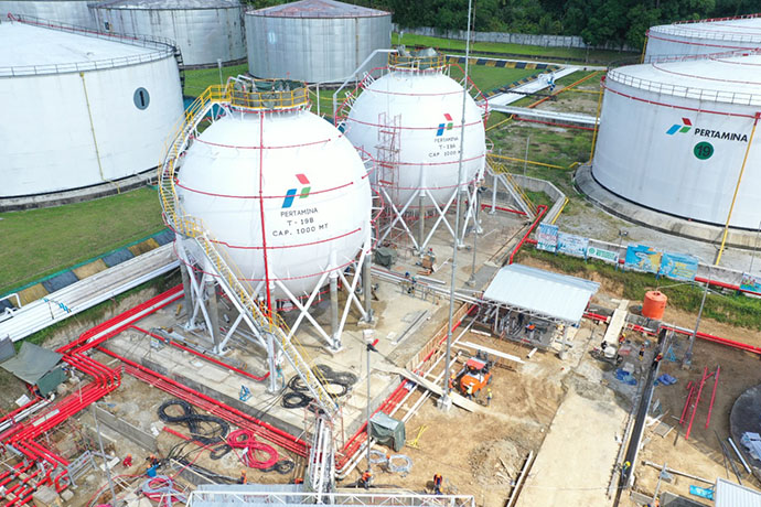 Pertamina Libatkan Ratusan Perusahaan Lokal di Proyek Terminal LPG Wayame