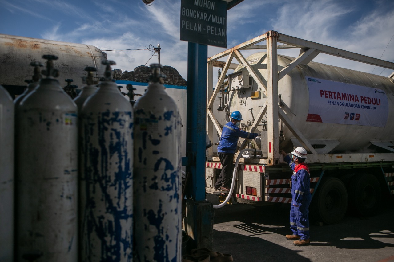 Lima Rumah Sakit di Yogyakarta Terima Bantuan 13,1 Ton Oksigen dari Pertamina