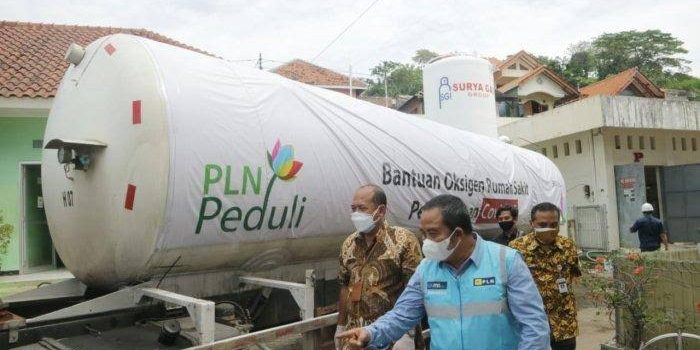 PLN Kembali Salurkan Oksigen di Jawa Tengah