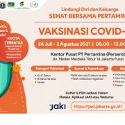 Pertamina Dukung Pemerintah Percepat Herd Immunity melalui Vaksinasi Massal