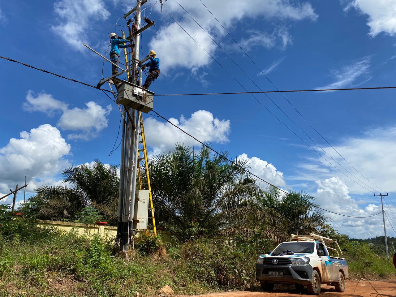 pln listriki 4 desa di ketapang