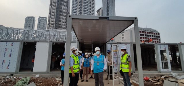 PLN Percepat Pasang Setrum di RSPP Modular Rujukan Covid-19