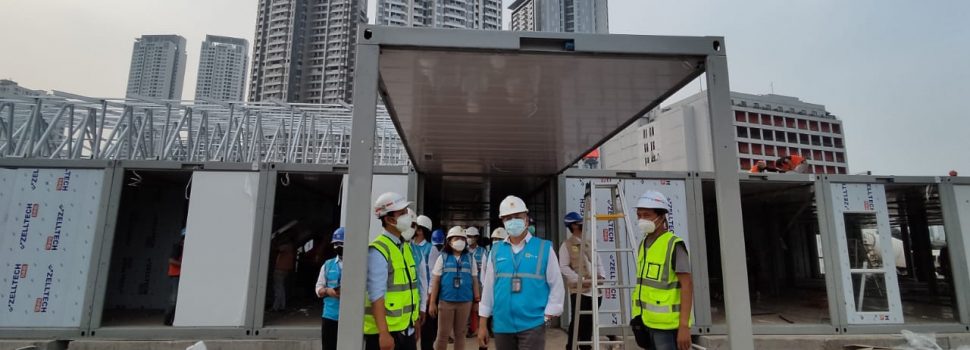 PLN Percepat Pasang Setrum di RSPP Modular Rujukan Covid-19