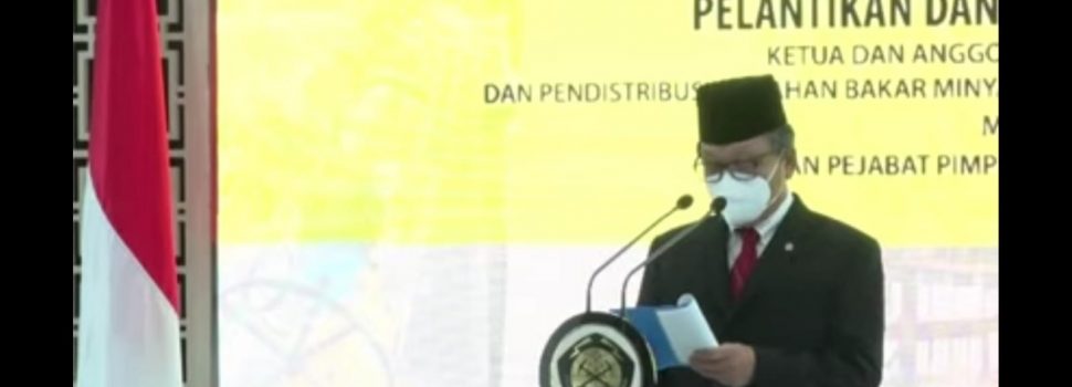 Ketua Dan Anggota Komite BPH Migas 2021-2025 Resmi Dilantik