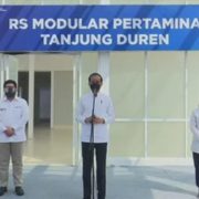 Jokowi Resmikan RS Modular Tanjung Duren Yang Dibangun Pertamina