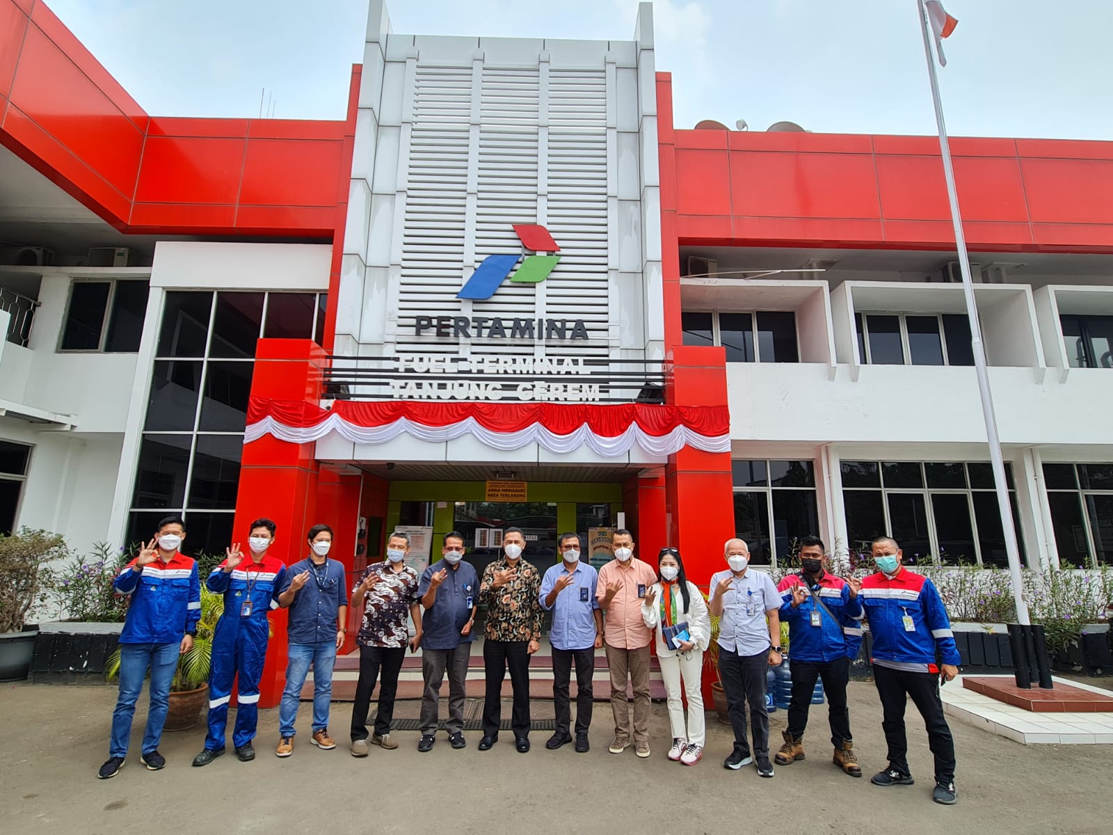 kemenko marves kunjungi tbb tanjung gerem pertamina