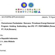 FSPPB SP PLN : Restrukturisasi BUMN Bentuk Lain Privatisasi