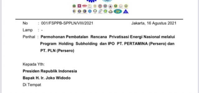 FSPPB SP PLN : Restrukturisasi BUMN Bentuk Lain Privatisasi