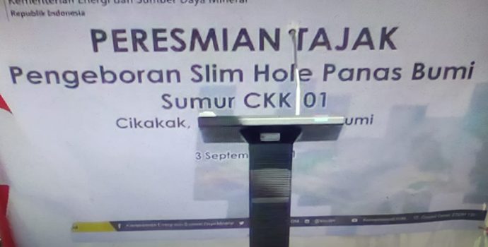 Pakai Dana Negara, Pengeboran Panas Bumi di Cikakak Dimulai