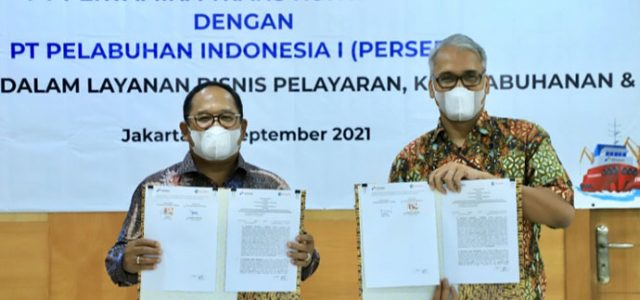 Tandatangani Perjanjian Induk, PT PTK dan Pelindo I Perkuat Industri Maritim Indonesia