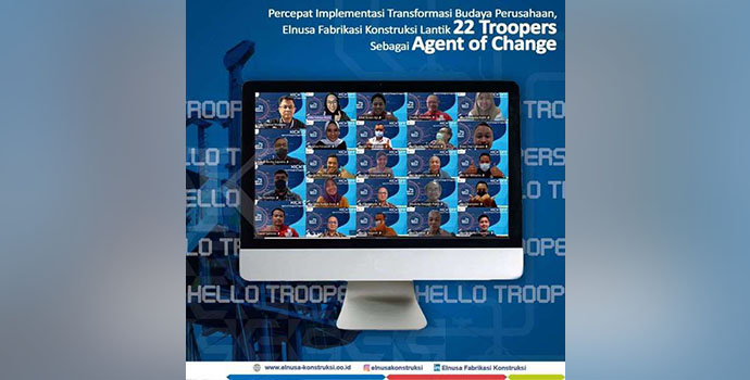 Anak Usaha Elnusa Lantik 22 Orang Sebagai Agent Of Change