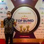 direktur pt mea raih penghargaan di top bumd award 2021