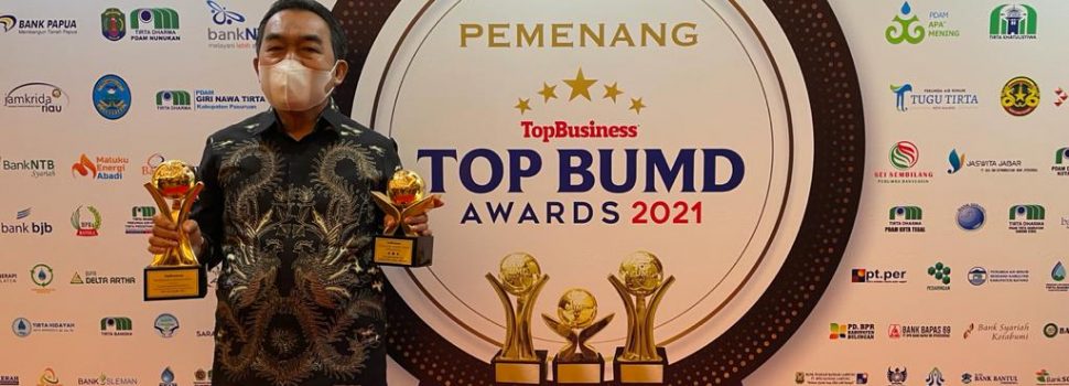 Direktur PT MEA Raih Penghargaan di TOP BUMD Award 2021