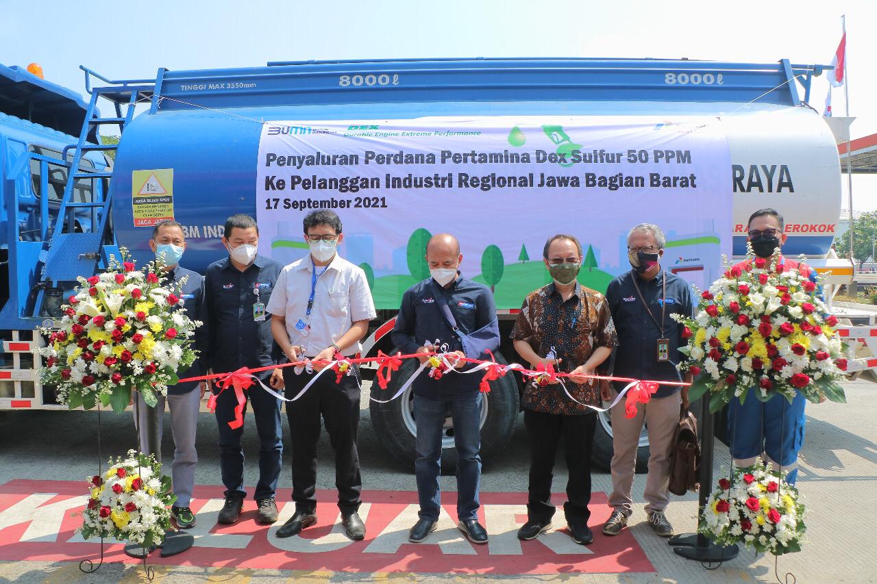 pertamina salurkan produk dex 50 ppm berstandar euro 4