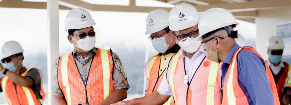 Hingga Juli 2021, Progres Smelter Amman Mineral Capai 27,56%