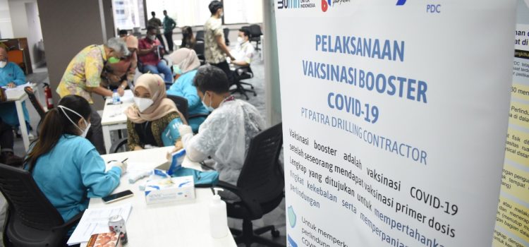 Cegah Penularan Covid-19, Pertamina PDC Gelar Vaksinasi Booster