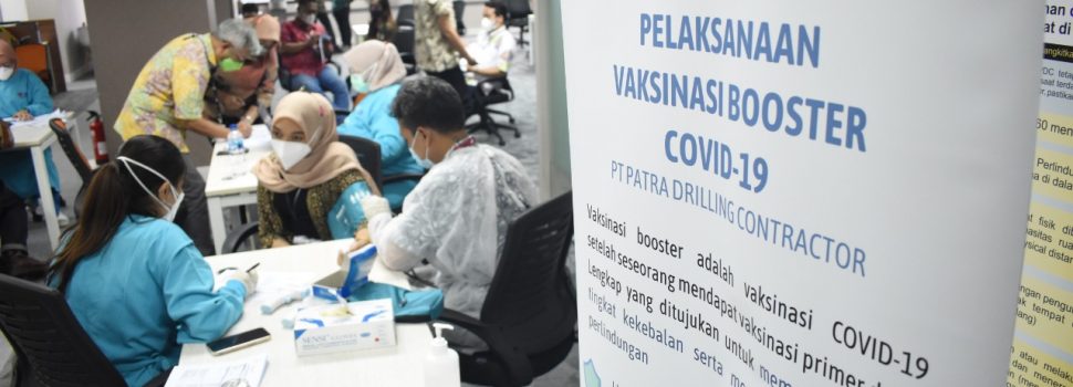 Cegah Penularan Covid-19, Pertamina PDC Gelar Vaksinasi Booster