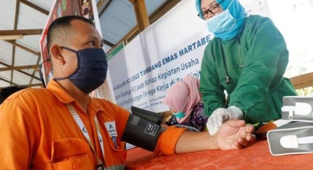 Tambang Emas Martabe Gelar Vaksinasi Booster Tahap Pertama