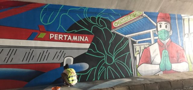 Pertamina dan Gardu House Kolaborasi Hadirkan Mandalika Art Tunnel Penuh Energi