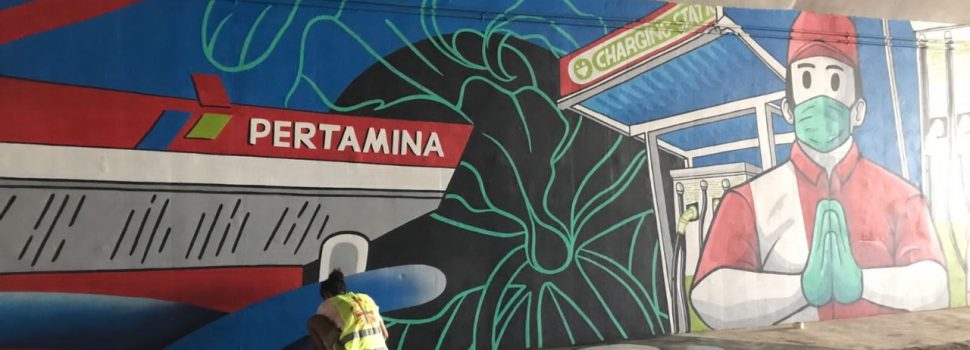 Pertamina dan Gardu House Kolaborasi Hadirkan Mandalika Art Tunnel Penuh Energi