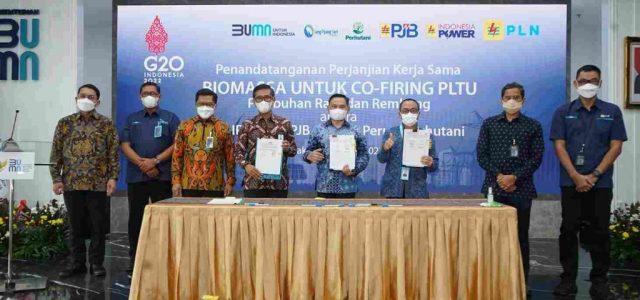 Tingkatkan Bauran Energi Baru Terbarukan, PLN Gandeng Sang Hyang Seri dan Perum Perhutani