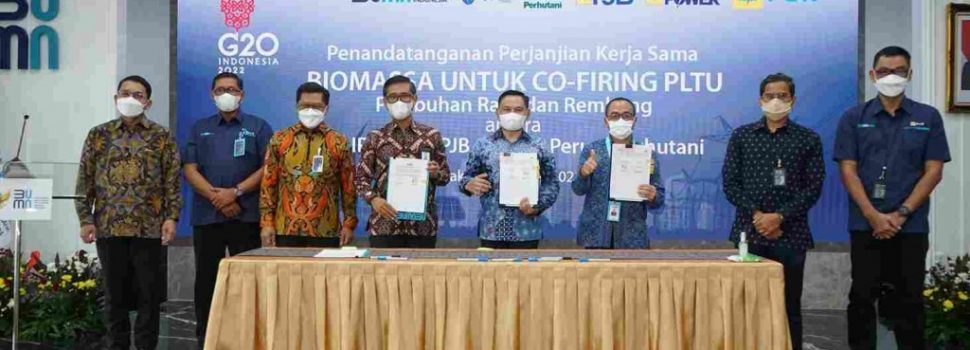 Tingkatkan Bauran Energi Baru Terbarukan, PLN Gandeng Sang Hyang Seri dan Perum Perhutani