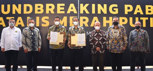 Perusahaan Patungan Mulai Kerjakan Pembangunan Pabrik Katalis Merah Putih