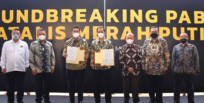 Perusahaan Patungan Mulai Kerjakan Pembangunan Pabrik Katalis Merah Putih