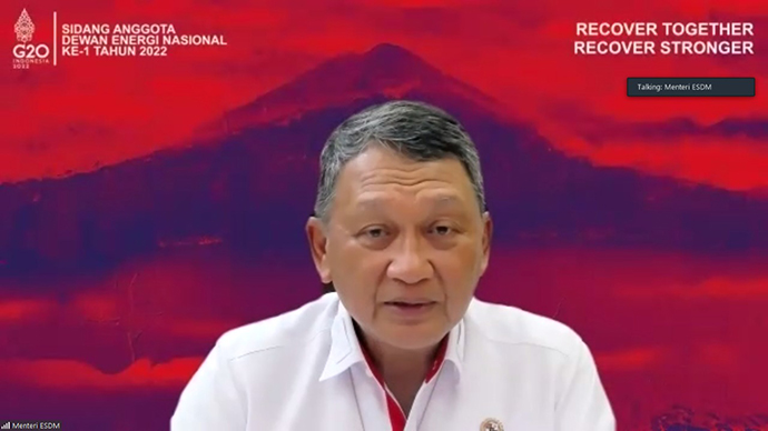 Menteri ESDM Pimpin Sidang Anggota DEN ke-1 Tahun 2022