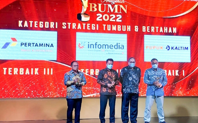 Lagi, PT Pertamina Trans Kontinental Raih Dua Penghargaan di Anugerah BUMN 2022
