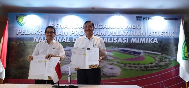 Freeport Indonesia MOU Program Atletik