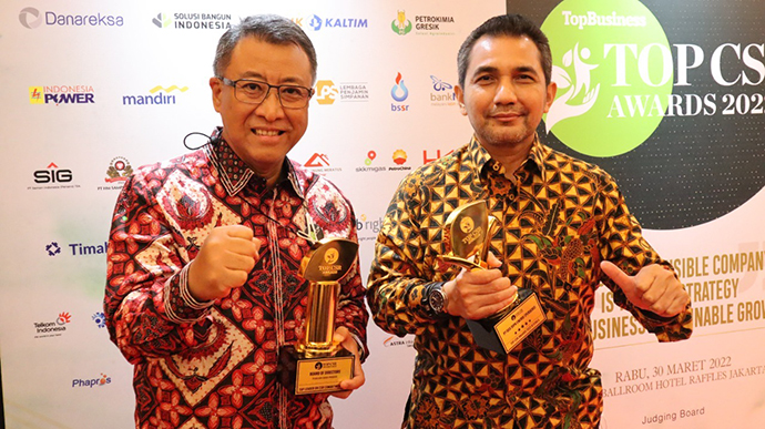Geo Dipa Raih Penghargaan Tertinggi Bidang CSR dari Majalah Top Business