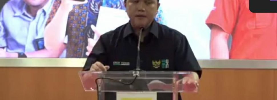Erick Thohir Sebut PLN Jadi Penentu Arah Pertumbuhan Ekonomi Indonesia